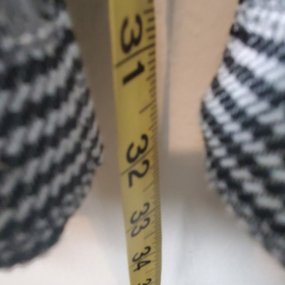 NYDJ High Waisted Straight Leg Glen Plaid Houndstooth Trouser Pants - Picture 6 of 8